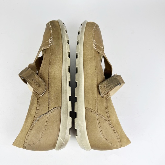 Ecco Cayla Womens Mary Jane Comfort Shoes Crisscross Navajo Brown Leather 41 - Picture 8 of 12